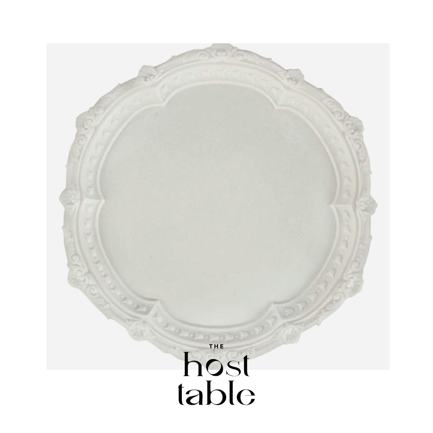 Graeme Off White Plate Charger