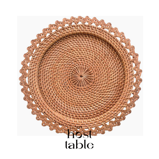 Bungaya Brown Plate Charger