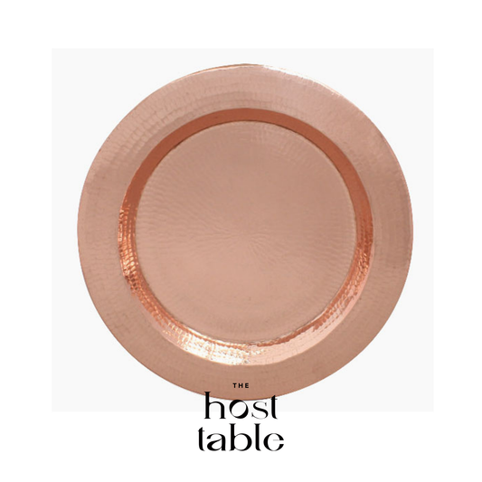 Alpha Gold Plate Charger