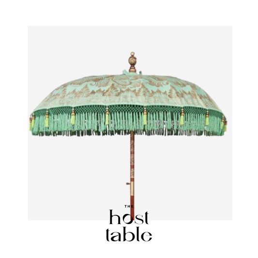 Made Green & Gold Umbrella