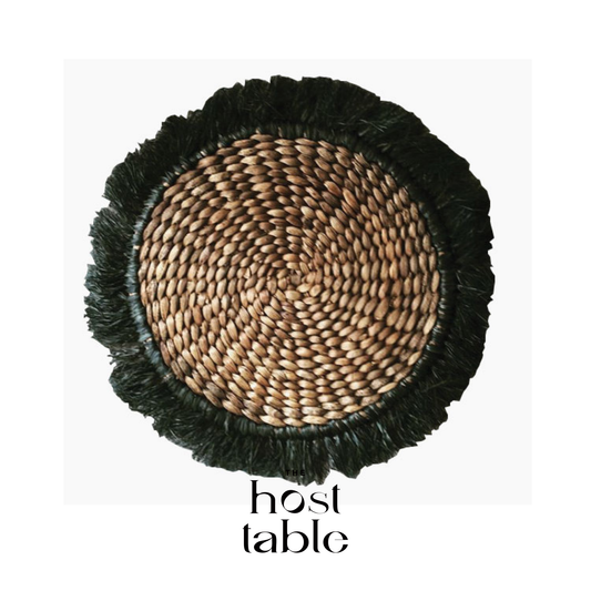 Praya Brown & Black Plate Charger
