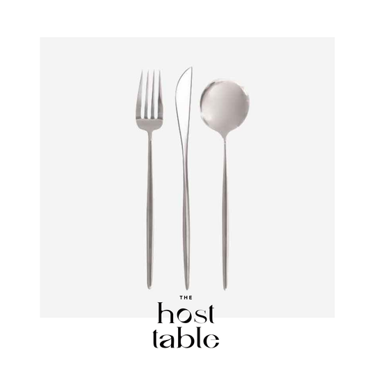 Artemisia Matte Silver 3 Piece Cutlery Set