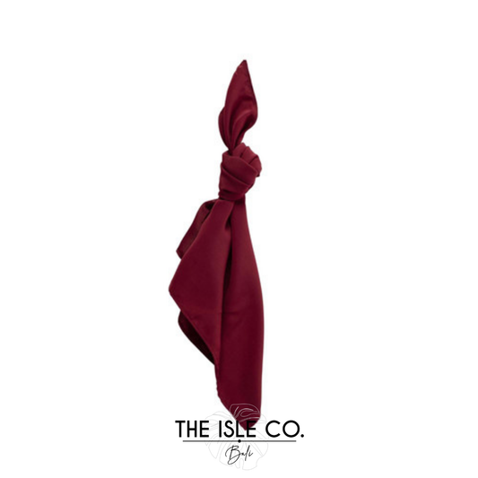Burgundy Georgette Napkin