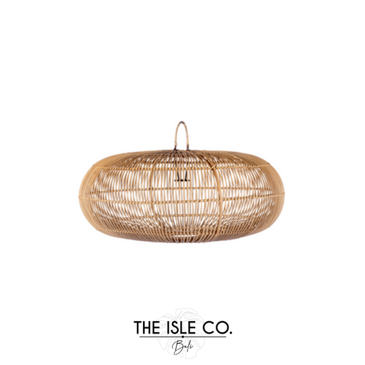 Rattan Doughnut Pendant