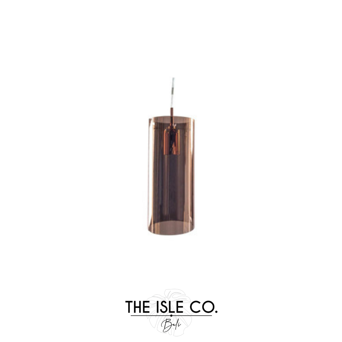 Copper Cylinder Pendant