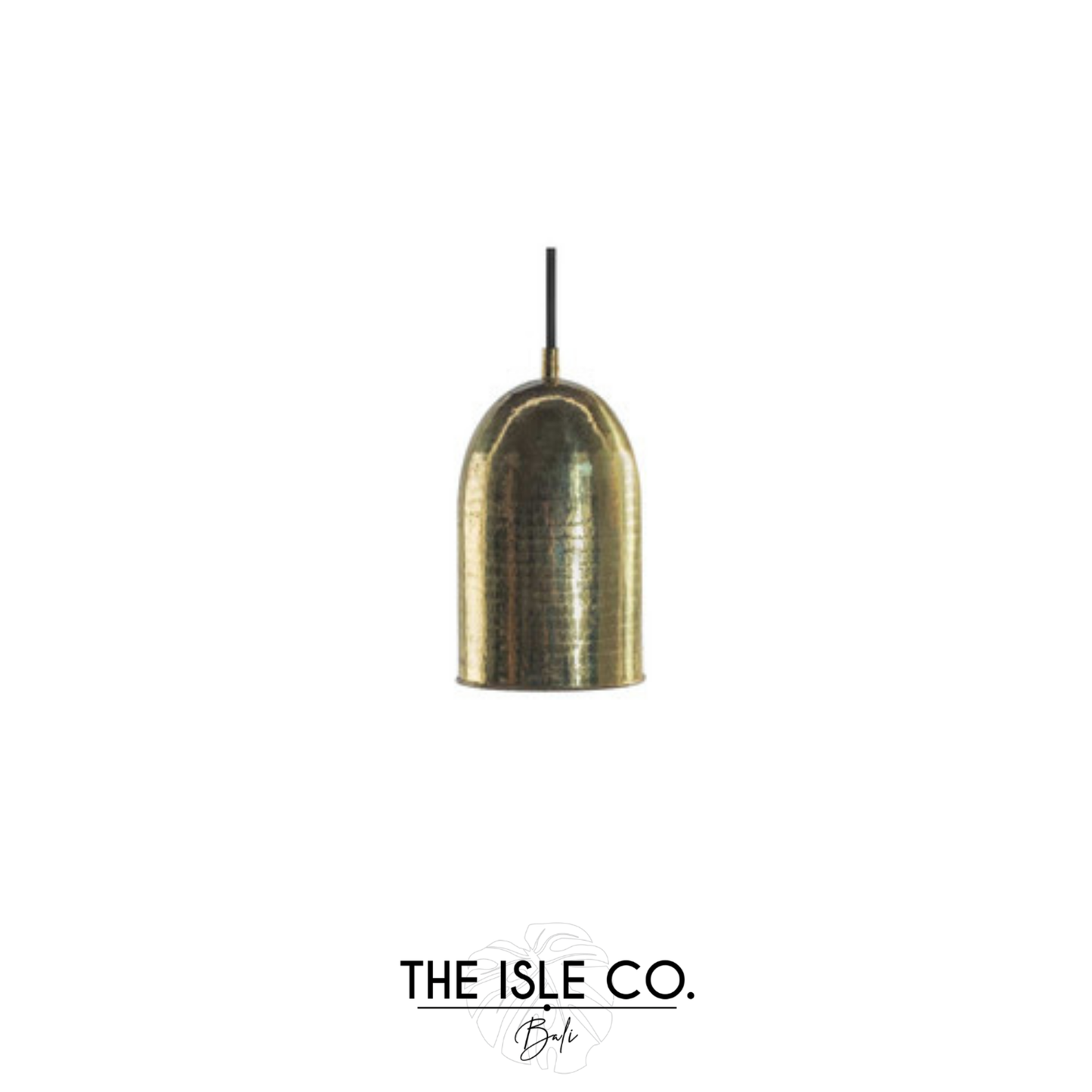 Brass Arched Pendant