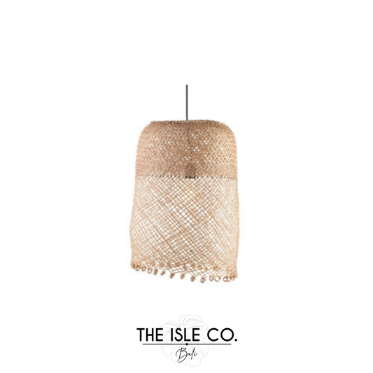 Wicker Basket Pendant Medium