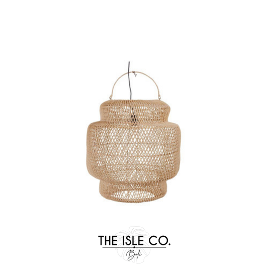 Round Woven Pendant large