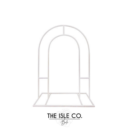 Double Arched Signage Holder