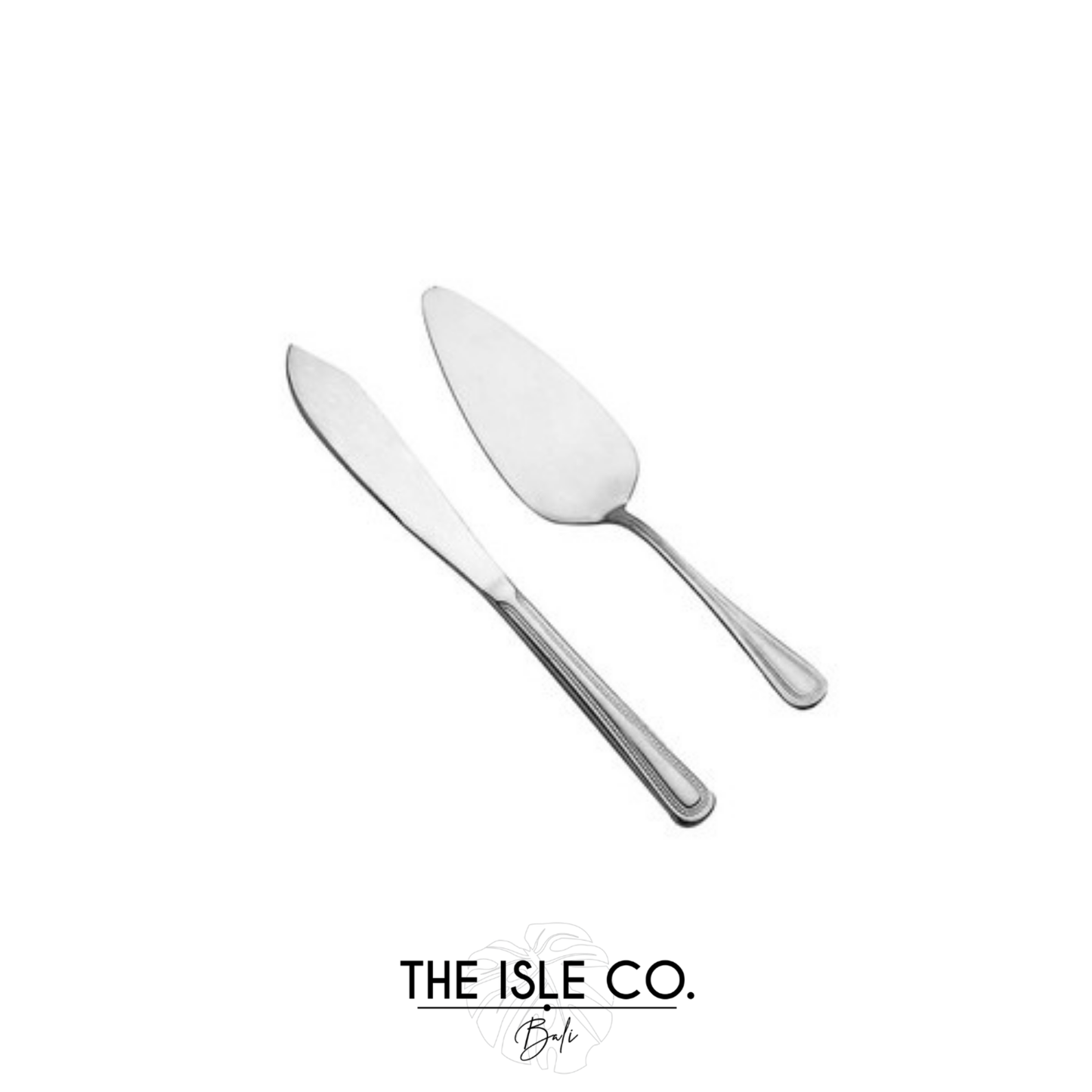 Cake Knife Set Silver