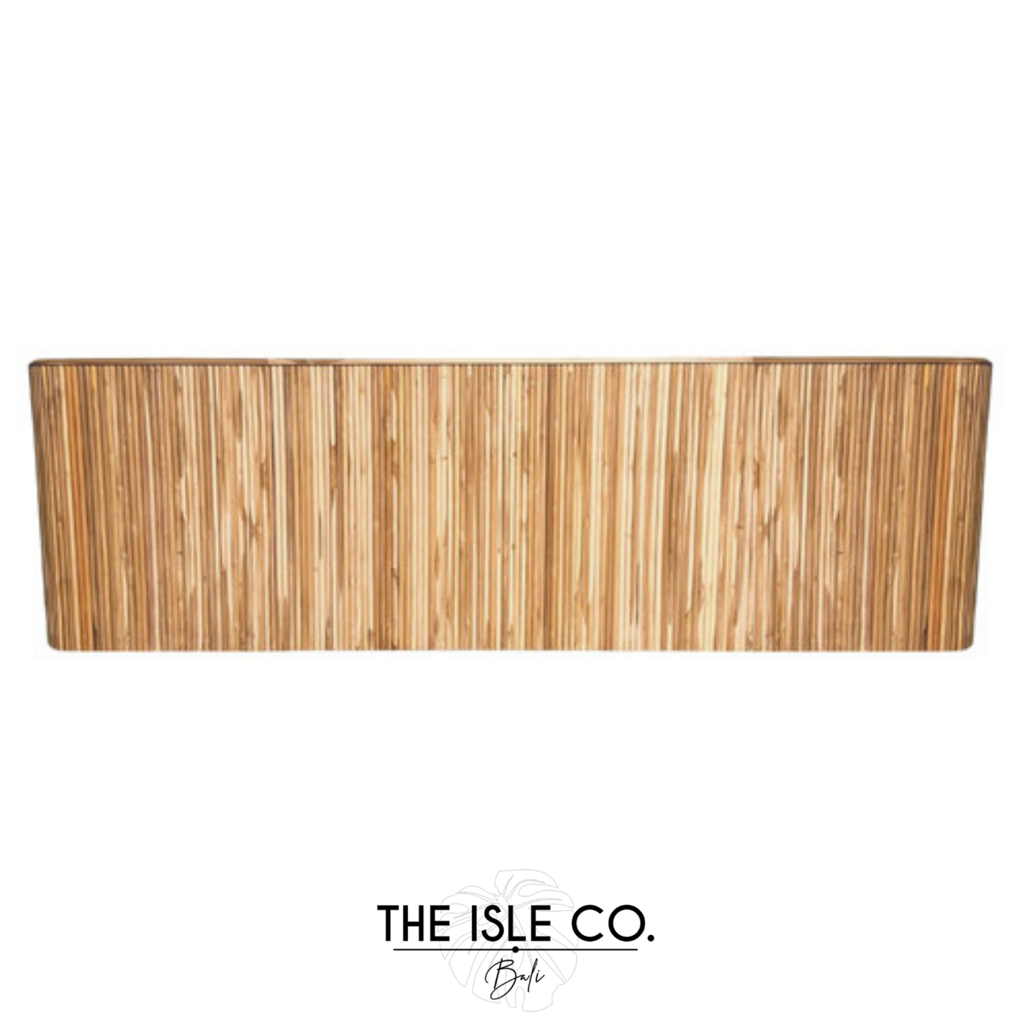 Fluted Natural Curved Bar Large