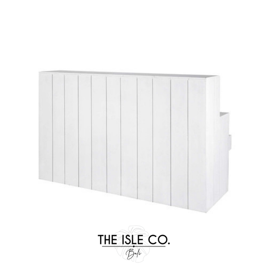 Panelled White Bar Small