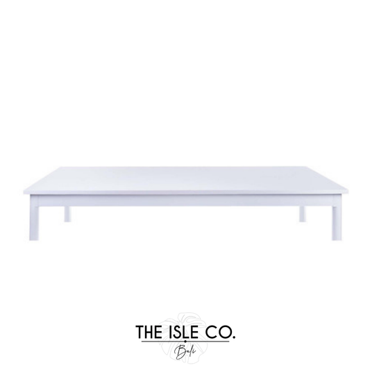 Low White Dining Table