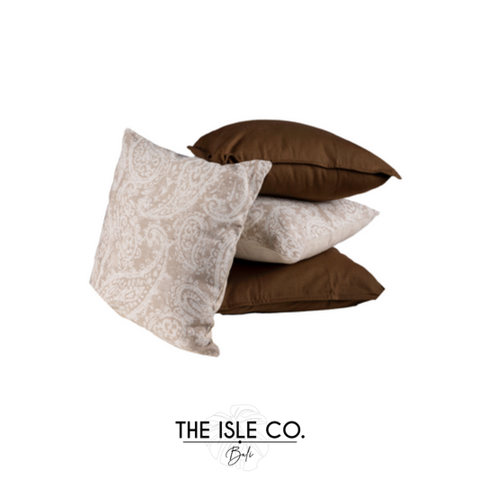 Paisley Choc Pillow Set