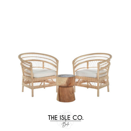 Anya Armchair Natural Set