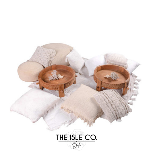 Boho Floor Rug, Throw & Cushion Set