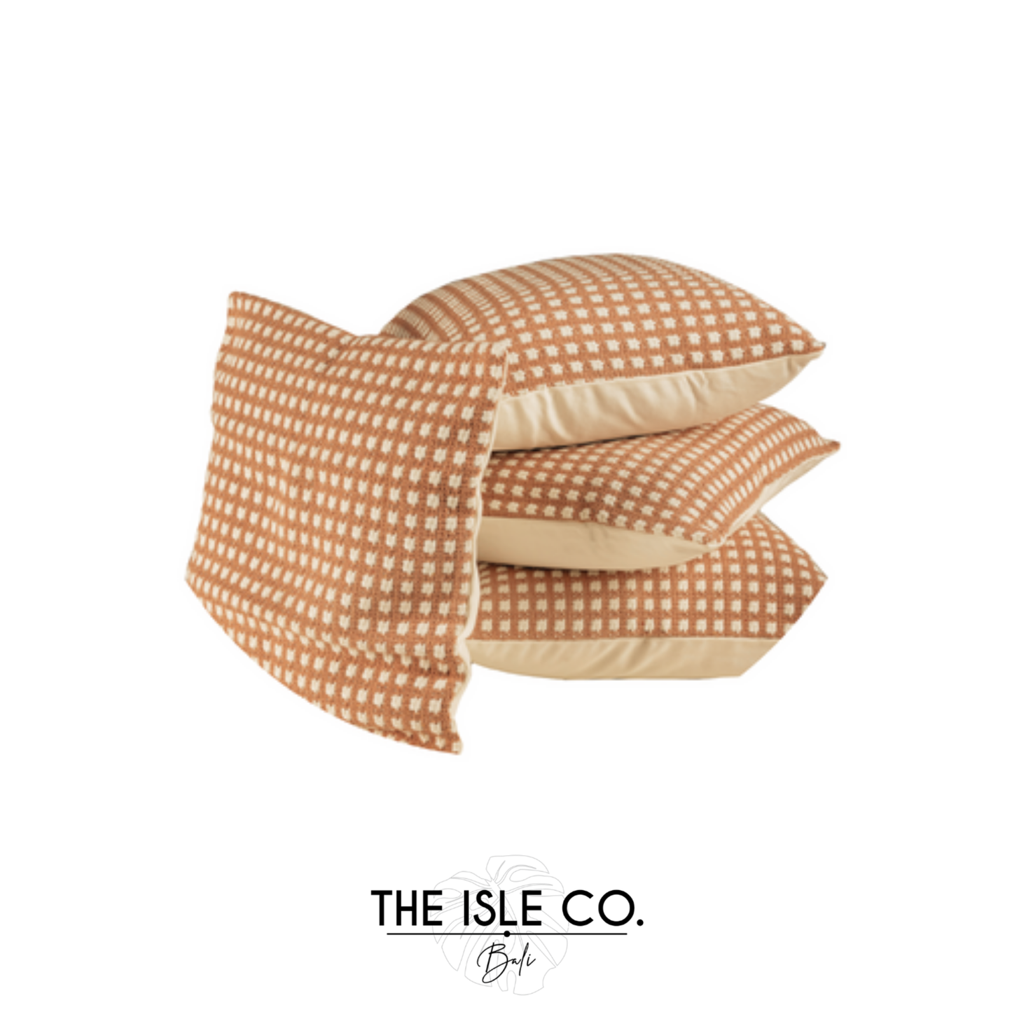 Clay Patterned Pillow Set