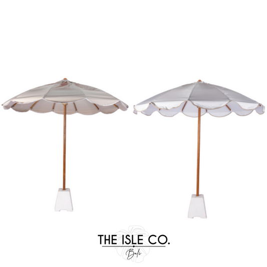 Scalloped Umbrella Oatmeal