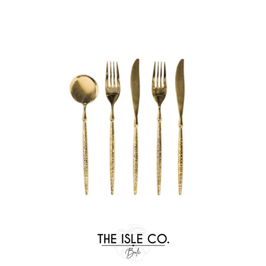 Cairo Gold 5 Piece Cutlery Set
