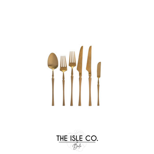München  Gold 6 Piece Cutlery Set