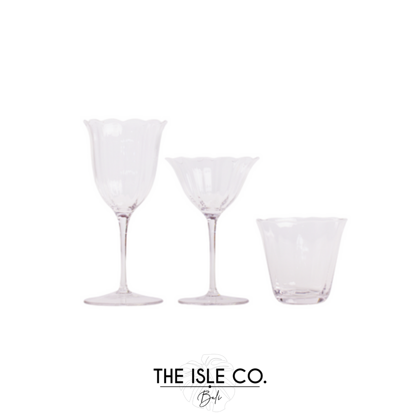 Spello Clear 3 Piece Glassware Set