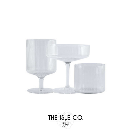 Paris Clear 3 Piece Glassware Set