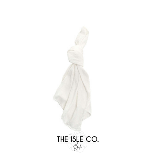 White Textured Gauze Napkin
