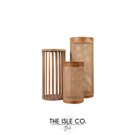 Rattan Plinths