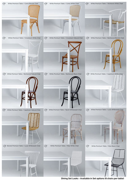 Dining Table White Premium